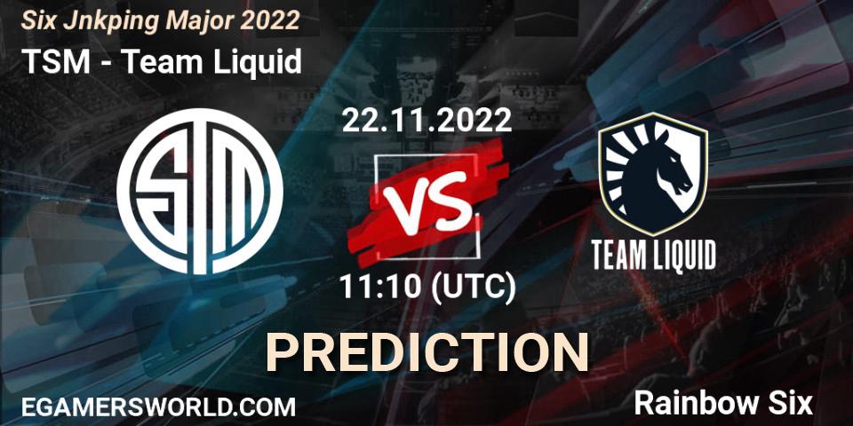 TSM - Team Liquid: Maç tahminleri. 23.11.22, Rainbow Six, Six Jönköping Major 2022