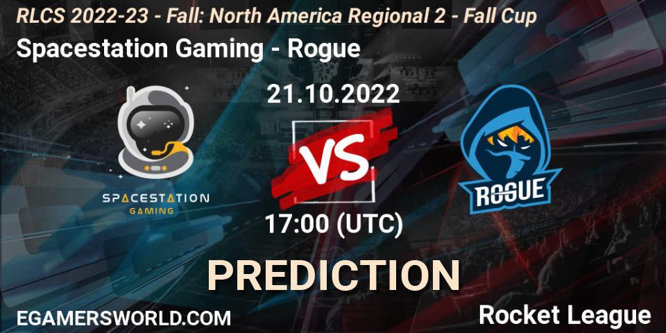 Spacestation Gaming - Rogue: Maç tahminleri. 21.10.22, Rocket League, RLCS 2022-23 - Fall: North America Regional 2 - Fall Cup
