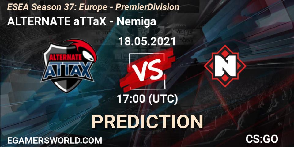 ALTERNATE aTTaX - Nemiga: Maç tahminleri. 27.05.2021 at 17:00, Counter-Strike (CS2), ESEA Season 37: Europe - Premier Division