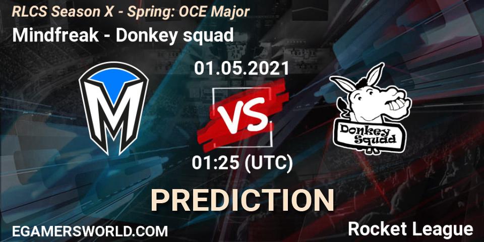 Mindfreak - Donkey squad: Maç tahminleri. 01.05.2021 at 01:25, Rocket League, RLCS Season X - Spring: OCE Major