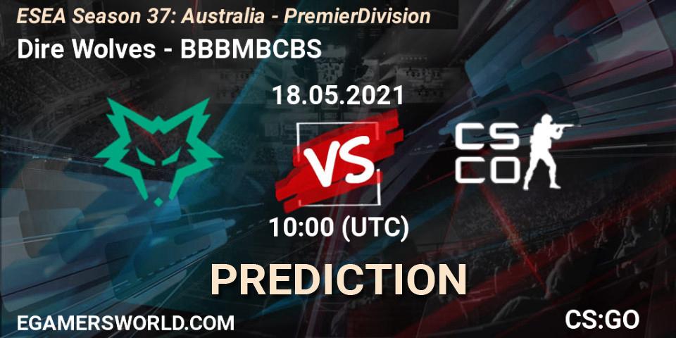 Dire Wolves - BBBMBCBS: Maç tahminleri. 18.05.2021 at 10:00, Counter-Strike (CS2), ESEA Season 37: Australia - Premier Division