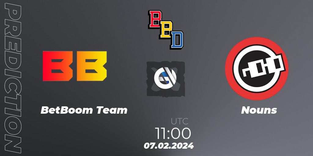 BetBoom Team - Nouns: Maç tahminleri. 07.02.24, Dota 2, BetBoom Dacha Dubai 2024