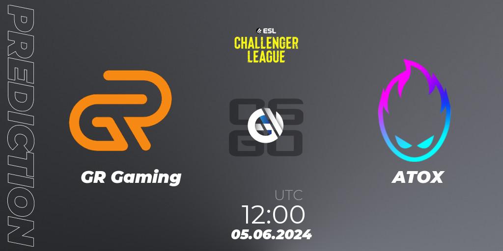 GR Gaming - ATOX: Maç tahminleri. 05.06.2024 at 12:00, Counter-Strike (CS2), ESL Challenger League Season 47: Asia