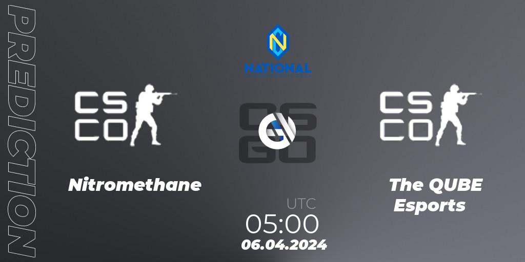 Nitromethane - The QUBE Esports: Maç tahminleri. 06.04.2024 at 11:00, Counter-Strike (CS2), ESN National Championship 2024