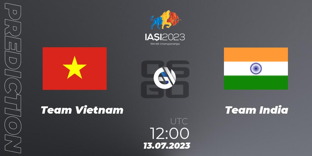 Team Vietnam - Team India: Maç tahminleri. 13.07.2023 at 12:00, Counter-Strike (CS2), IESF Asian Championship 2023