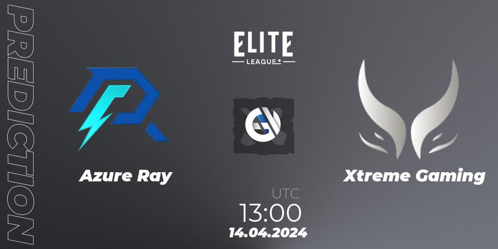 Azure Ray - Xtreme Gaming: Maç tahminleri. 14.04.24, Dota 2, Elite League
