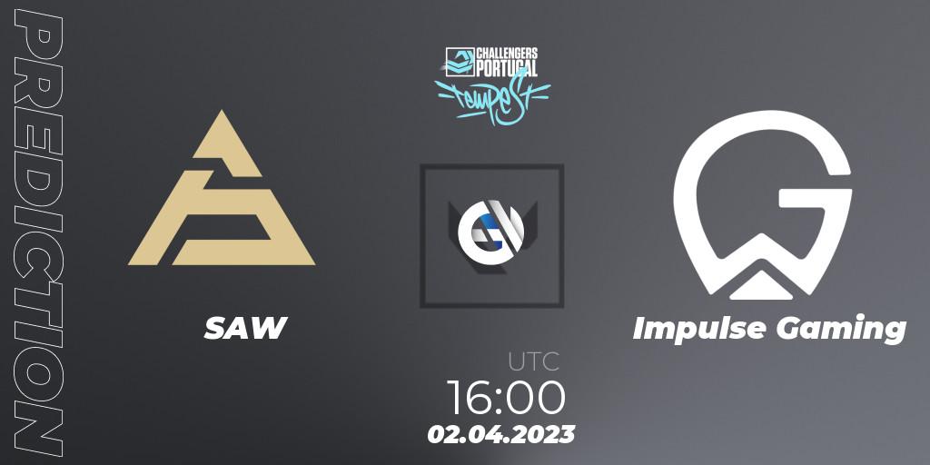 SAW - Impulse Gaming: Maç tahminleri. 02.04.23, VALORANT, VALORANT Challengers 2023 Portugal: Tempest Split 2