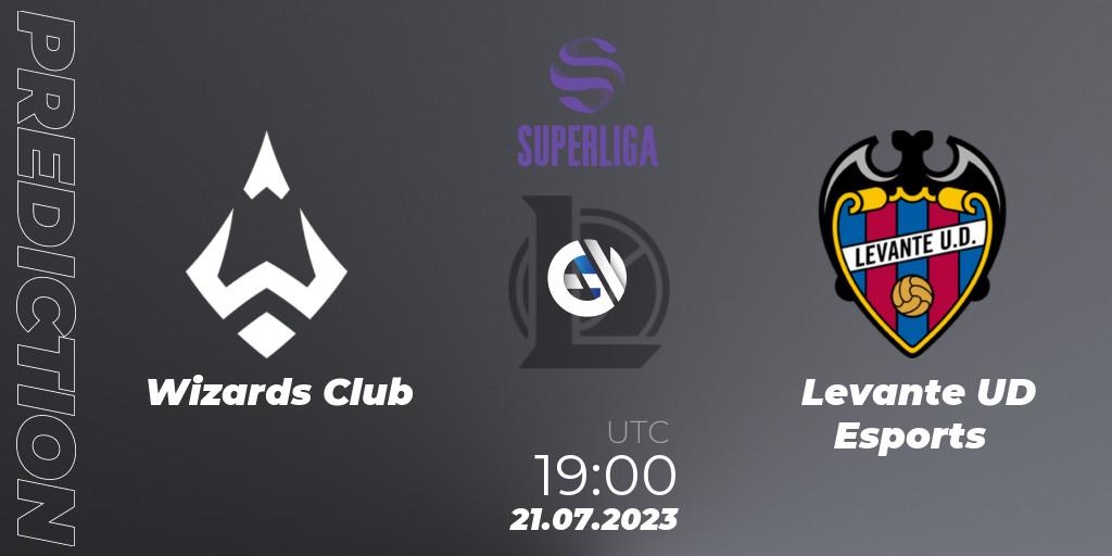 Wizards Club - Levante UD Esports: Maç tahminleri. 21.07.23, LoL, LVP Superliga 2nd Division 2023 Summer