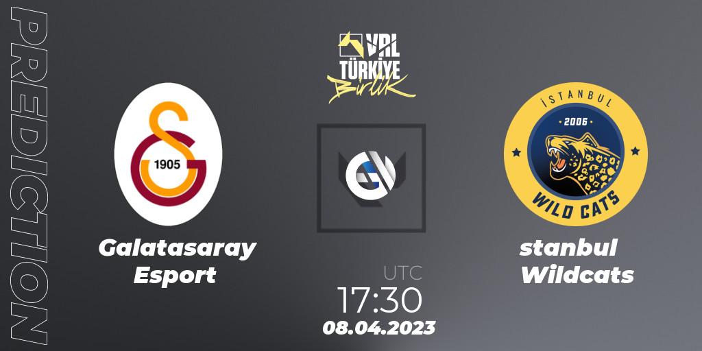 Galatasaray Esport - İstanbul Wildcats: Maç tahminleri. 08.04.2023 at 16:50, VALORANT, VALORANT Challengers 2023: Turkey Split 2 - Regular Season