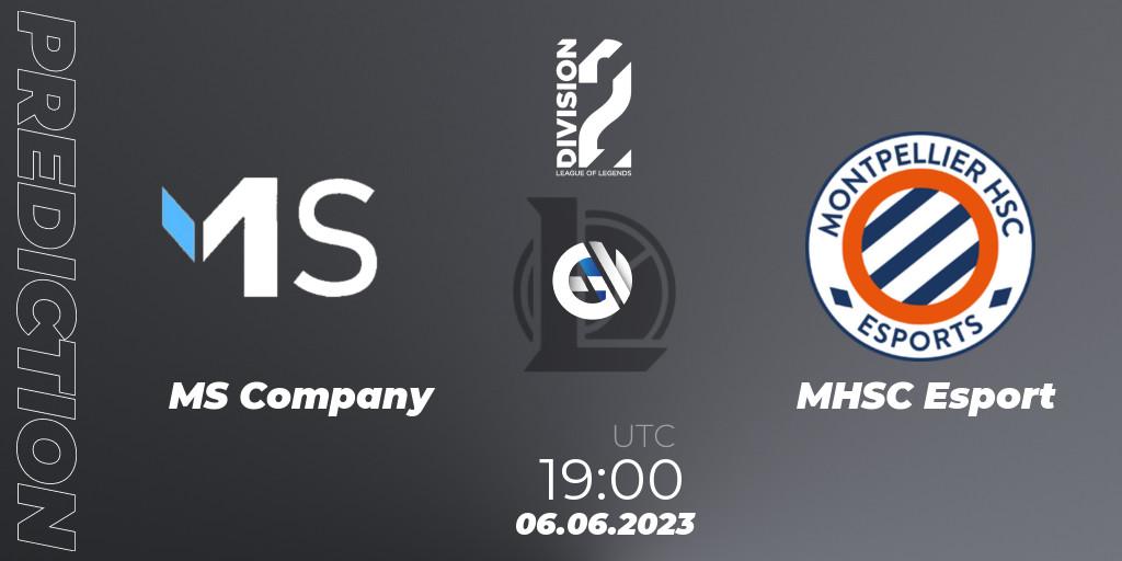 MS Company - MHSC Esport: Maç tahminleri. 06.06.2023 at 16:00, LoL, LFL Division 2 Summer 2023 - Group Stage
