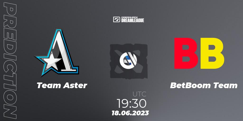 Team Aster - BetBoom Team: Maç tahminleri. 18.06.2023 at 19:25, Dota 2, DreamLeague Season 20 - Group Stage 2
