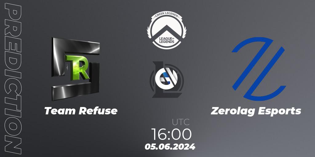 Team Refuse - Zerolag Esports: Maç tahminleri. 05.06.2024 at 16:00, LoL, GLL Summer 2024