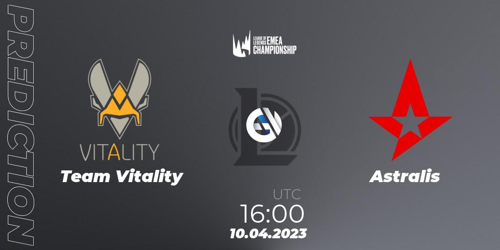 Team Vitality - Astralis: Maç tahminleri. 10.04.23, LoL, LEC Spring 2023 - Group Stage