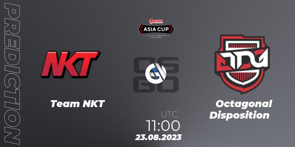 Team NKT - Octagonal Disposition: Maç tahminleri. 23.08.23, CS2 (CS:GO), 5E Arena Asia Cup Fall 2023: Closed Qualifier