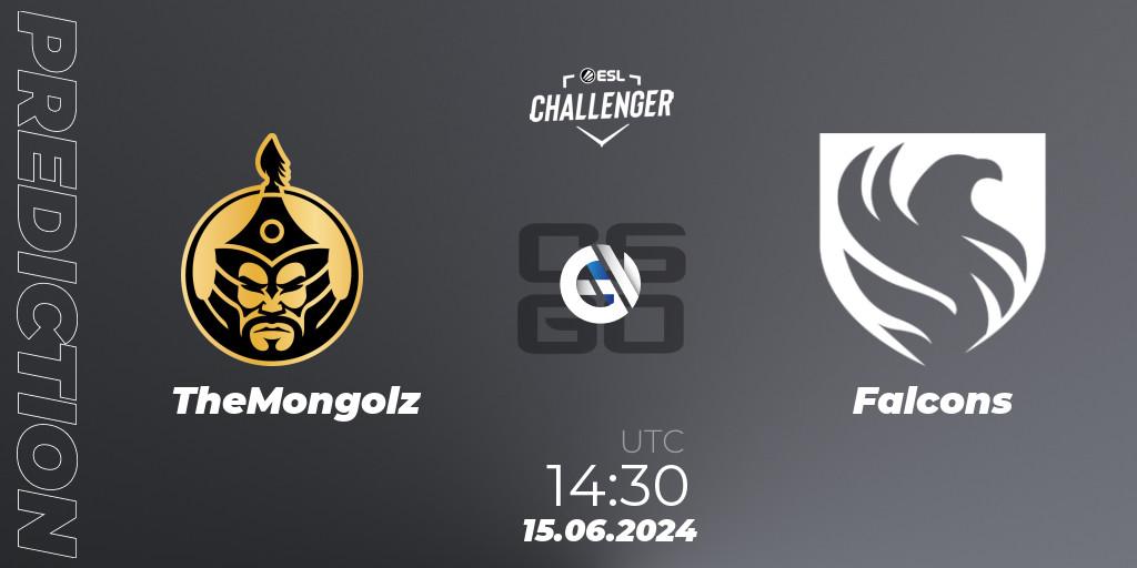 TheMongolz - Falcons: Maç tahminleri. 15.06.2024 at 14:45, Counter-Strike (CS2), ESL Challenger Jönköping 2024
