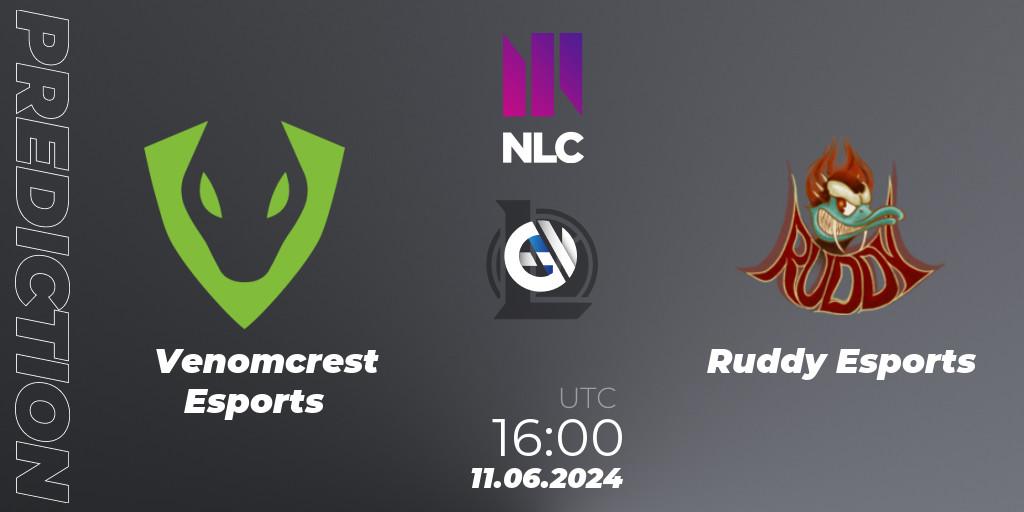 Venomcrest Esports - Ruddy Esports: Maç tahminleri. 11.06.2024 at 16:00, LoL, NLC 1st Division Summer 2024