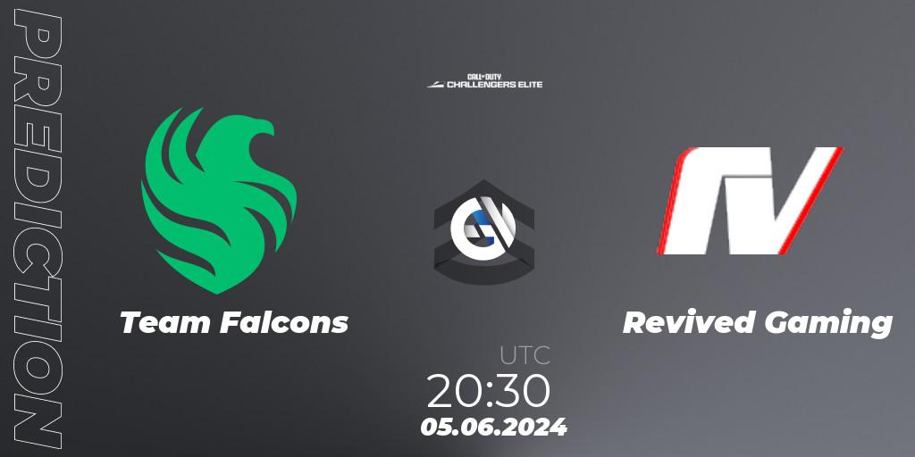 Team Falcons - Revived Gaming: Maç tahminleri. 05.06.2024 at 19:30, Call of Duty, Call of Duty Challengers 2024 - Elite 3: EU