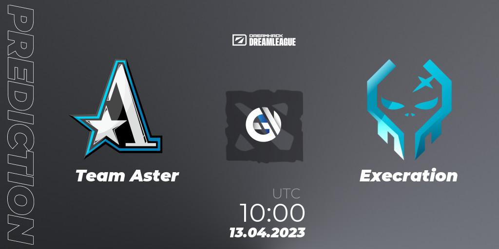 Team Aster - Execration: Maç tahminleri. 13.04.2023 at 09:55, Dota 2, DreamLeague Season 19 - Group Stage 1