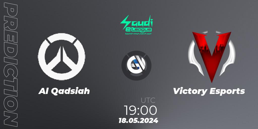 Al Qadsiah - Victory Esports: Maç tahminleri. 18.05.2024 at 19:00, Overwatch, Saudi eLeague 2024 - Major 2 Phase 1