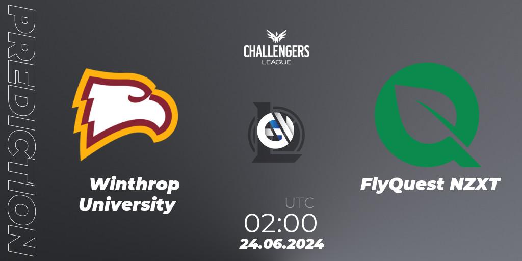 Winthrop University - FlyQuest NZXT: Maç tahminleri. 24.06.2024 at 02:00, LoL, NACL Summer 2024 - Group Stage