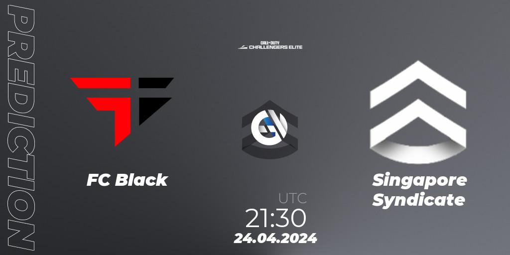 FC Black - Singapore Syndicate: Maç tahminleri. 24.04.2024 at 22:00, Call of Duty, Call of Duty Challengers 2024 - Elite 2: NA