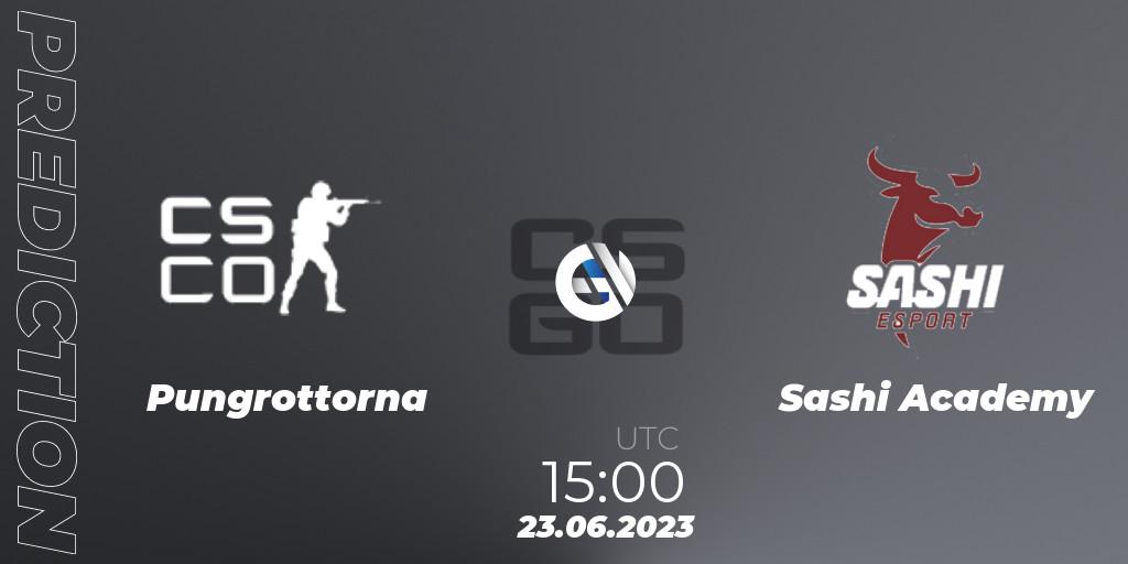 Pungrottorna - Sashi Academy: Maç tahminleri. 23.06.2023 at 15:00, Counter-Strike (CS2), Preasy Summer Cup 2023