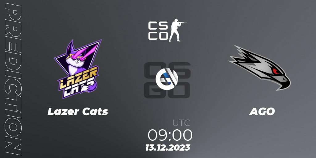 Lazer Cats - AGO: Maç tahminleri. 13.12.23, CS2 (CS:GO), European Pro League Season 13: Division 2