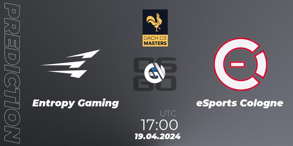 Entropy Gaming - eSports Cologne: Maç tahminleri. 28.04.2024 at 18:00, Counter-Strike (CS2), DACH CS Masters Season 1: Division 2