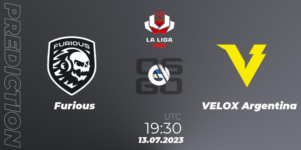 Furious - VELOX Argentina: Maç tahminleri. 13.07.2023 at 19:30, Counter-Strike (CS2), La Liga 2023: Pro Division
