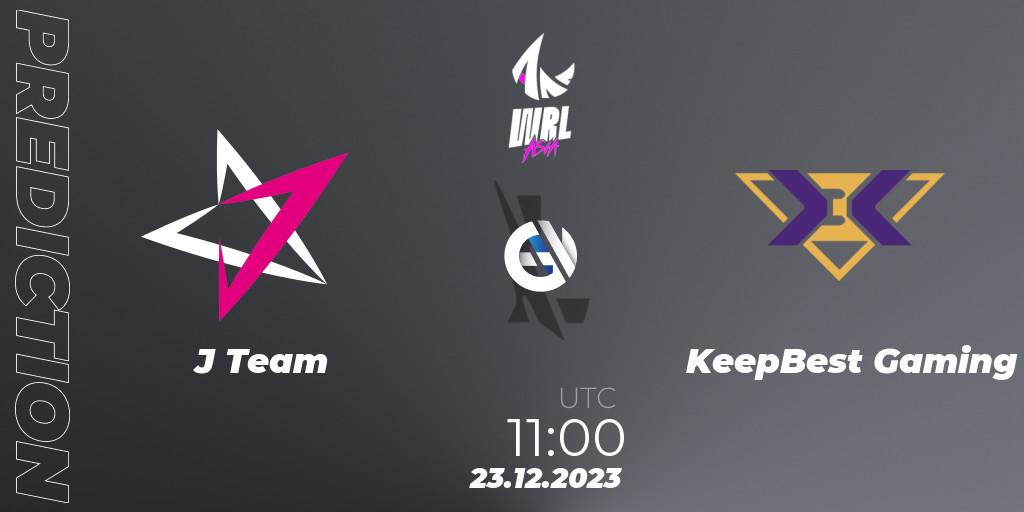 J Team - KeepBest Gaming: Maç tahminleri. 23.12.2023 at 11:00, Wild Rift, WRL Asia 2023 - Season 2 - Regular Season