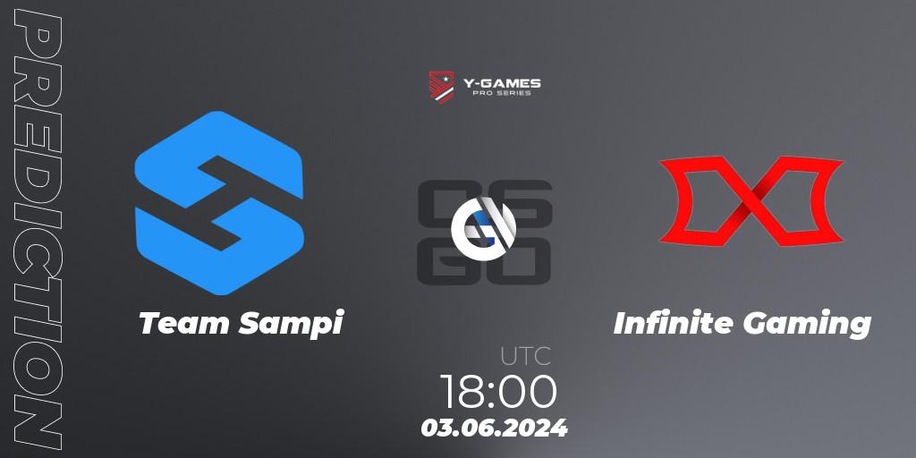 Team Sampi - Infinite Gaming: Maç tahminleri. 04.06.2024 at 18:00, Counter-Strike (CS2), Y-Games PRO Series 2024