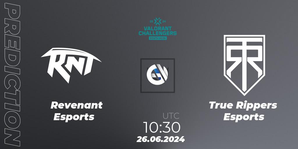 Revenant Esports - True Rippers Esports: Maç tahminleri. 26.06.2024 at 10:30, VALORANT, VALORANT Challengers 2024: South Asia - Split 2