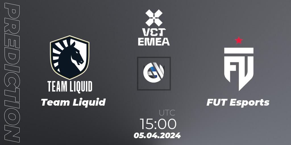 Team Liquid - FUT Esports: Maç tahminleri. 05.04.24, VALORANT, VALORANT Champions Tour 2024: EMEA League - Stage 1 - Group Stage