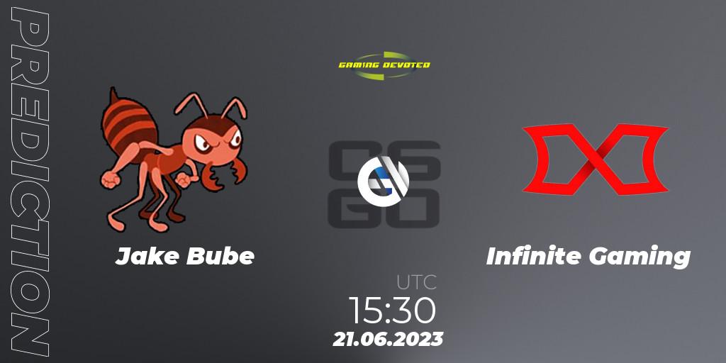Jake Bube - Infinite Gaming: Maç tahminleri. 21.06.23, CS2 (CS:GO), Gaming Devoted Become The Best: Series #2
