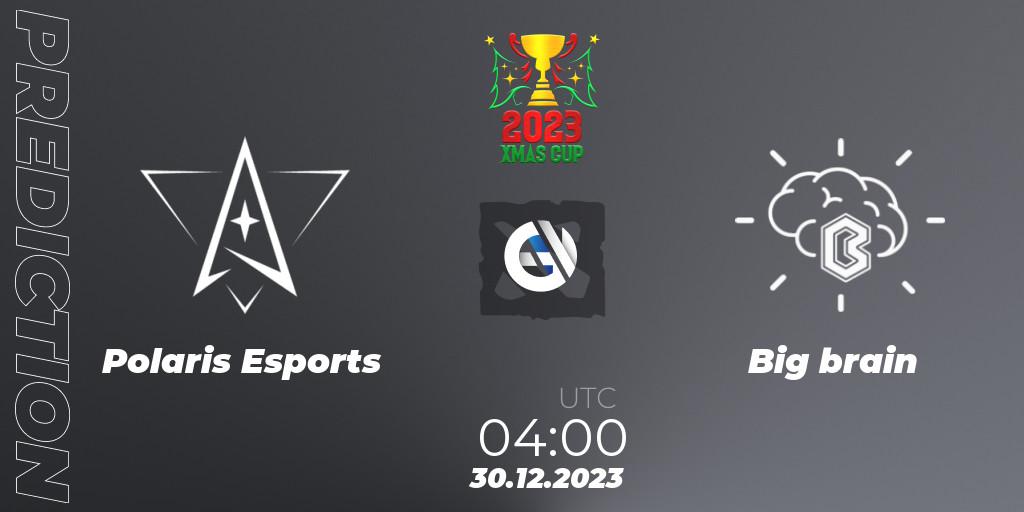 Polaris Esports - Big brain: Maç tahminleri. 29.12.2023 at 06:00, Dota 2, Xmas Cup 2023