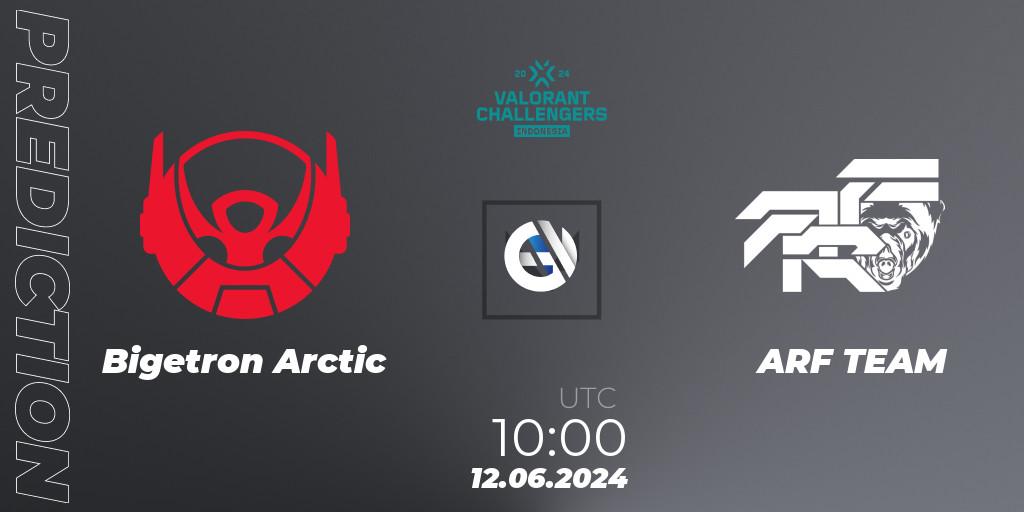 Bigetron Arctic - ARF TEAM: Maç tahminleri. 12.06.2024 at 10:00, VALORANT, VALORANT Challengers 2024 Indonesia: Split 2
