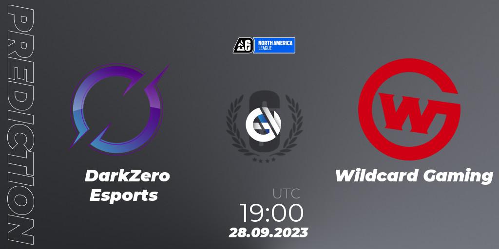 DarkZero Esports - Wildcard Gaming: Maç tahminleri. 28.09.2023 at 19:00, Rainbow Six, North America League 2023 - Stage 2