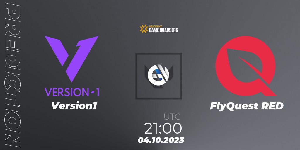 Version1 - FlyQuest RED: Maç tahminleri. 04.10.2023 at 21:00, VALORANT, VCT 2023: Game Changers North America Series S3