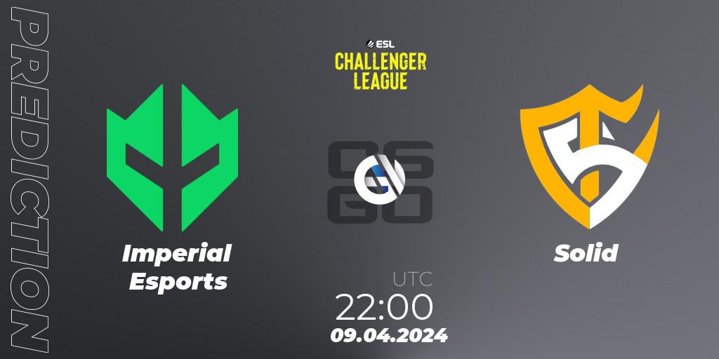 Imperial Esports - Solid: Maç tahminleri. 09.04.2024 at 19:00, Counter-Strike (CS2), ESL Challenger League Season 47: South America