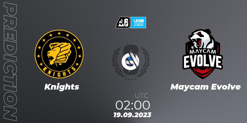 Knights - Maycam Evolve: Maç tahminleri. 19.09.2023 at 02:00, Rainbow Six, LATAM League 2023 - Stage 2
