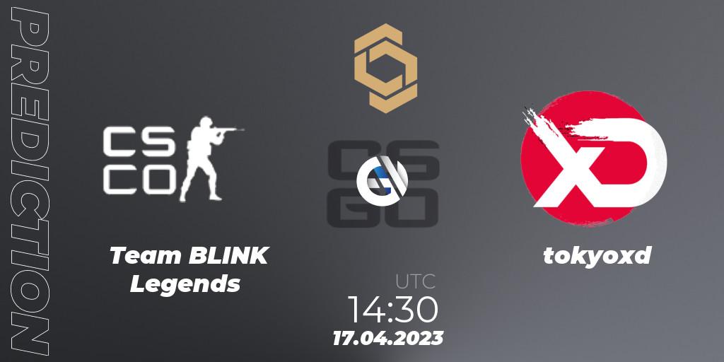Team BLINK Legends - tokyoxd: Maç tahminleri. 17.04.2023 at 14:30, Counter-Strike (CS2), CCT South Europe Series #4: Closed Qualifier