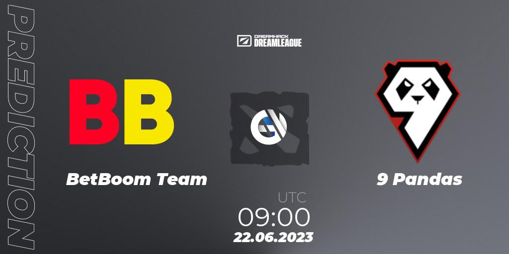 BetBoom Team - 9 Pandas: Maç tahminleri. 22.06.2023 at 08:55, Dota 2, DreamLeague Season 20 - Group Stage 2