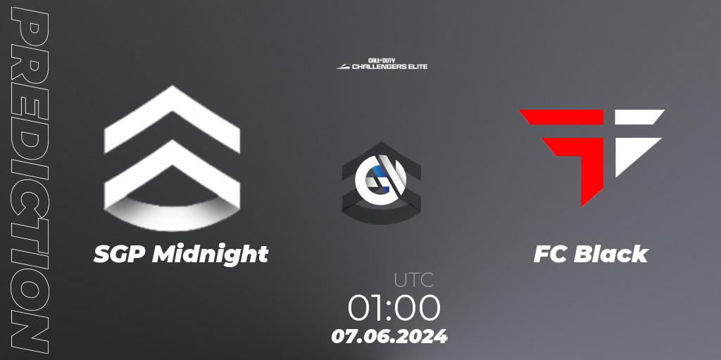 SGP Midnight - FC Black: Maç tahminleri. 07.06.2024 at 00:00, Call of Duty, Call of Duty Challengers 2024 - Elite 3: NA