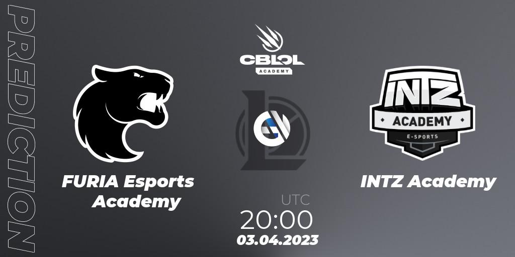 FURIA Esports Academy - INTZ Academy: Maç tahminleri. 03.04.23, LoL, CBLOL Academy Split 1 2023