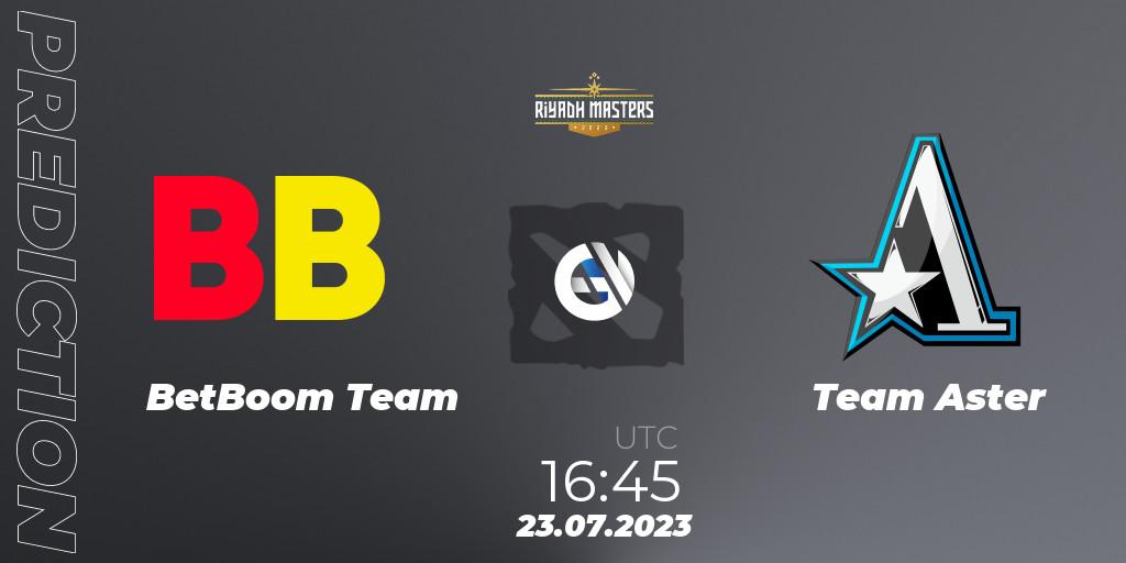 BetBoom Team - Team Aster: Maç tahminleri. 23.07.2023 at 17:11, Dota 2, Riyadh Masters 2023 - Group Stage