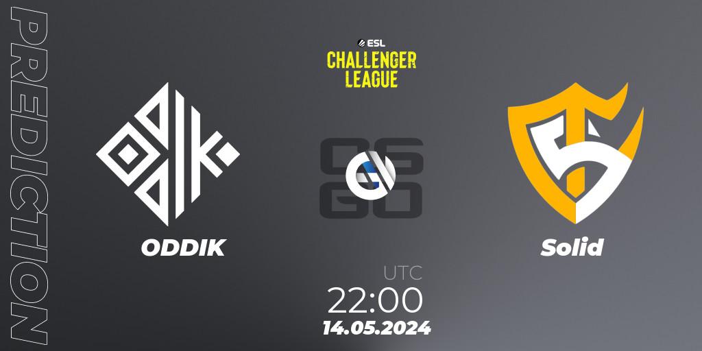 ODDIK - Solid: Maç tahminleri. 15.05.2024 at 00:00, Counter-Strike (CS2), ESL Challenger League Season 47: South America