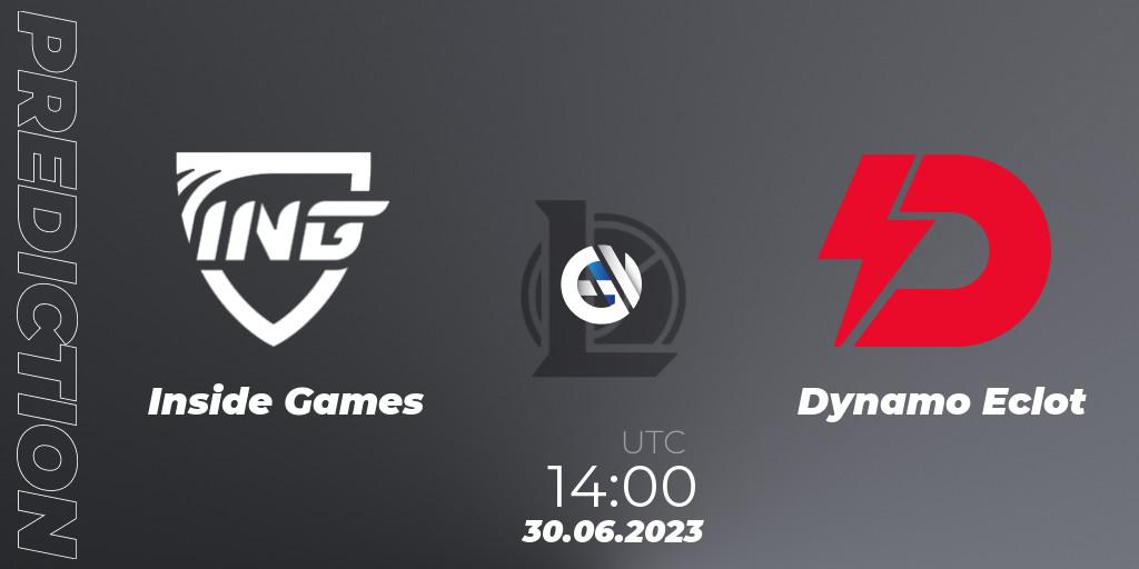 Inside Games - Dynamo Eclot: Maç tahminleri. 06.06.2023 at 17:00, LoL, Hitpoint Masters Summer 2023 - Group Stage