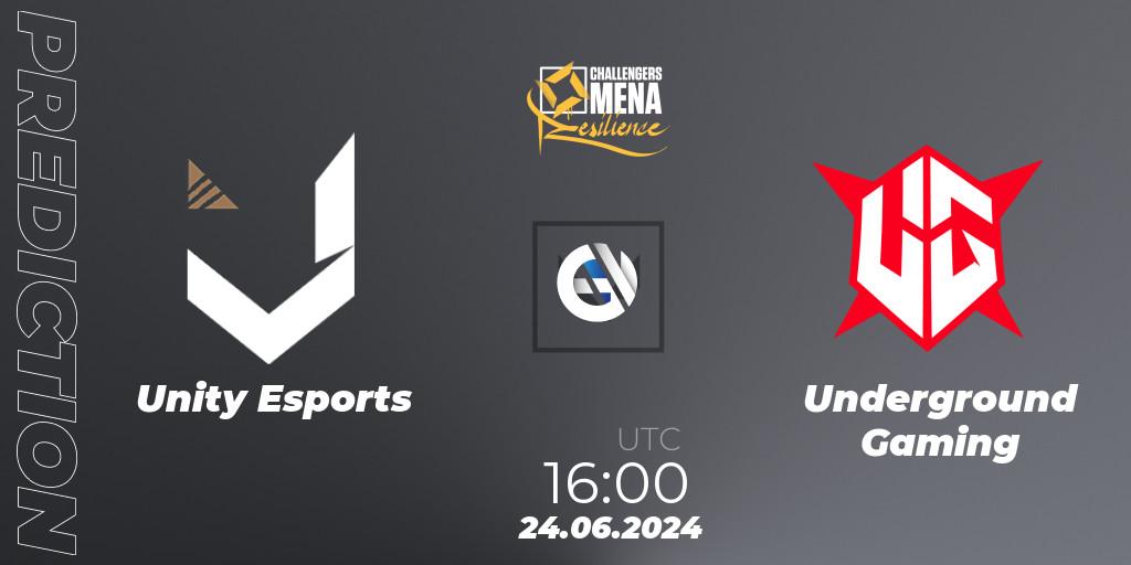 Unity Esports - Underground Gaming: Maç tahminleri. 24.06.2024 at 16:00, VALORANT, VALORANT Challengers 2024 MENA: Resilience Split 2 - GCC and Iraq