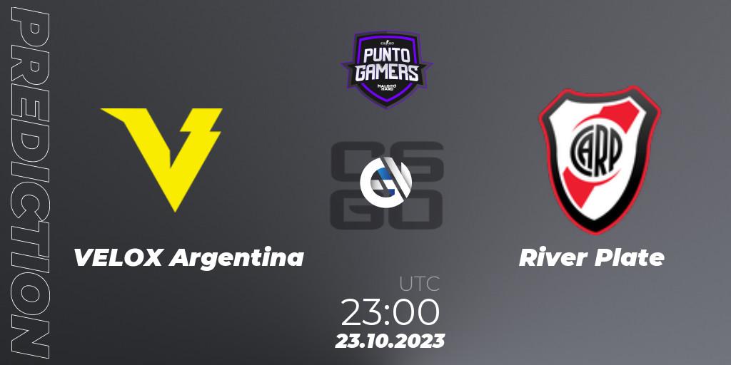 VELOX Argentina - River Plate: Maç tahminleri. 23.10.2023 at 23:00, Counter-Strike (CS2), Punto Gamers Cup 2023