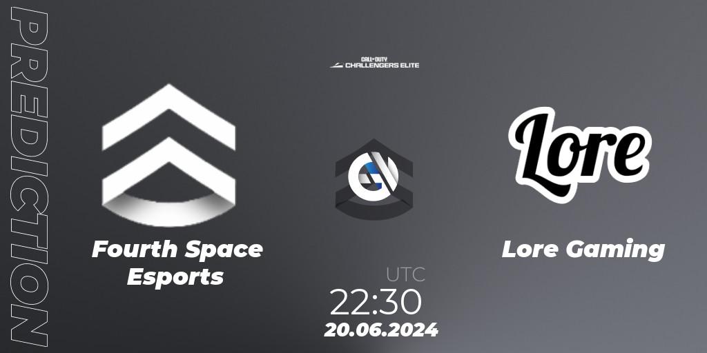 Fourth Space Esports - Lore Gaming: Maç tahminleri. 20.06.2024 at 22:30, Call of Duty, Call of Duty Challengers 2024 - Elite 3: NA